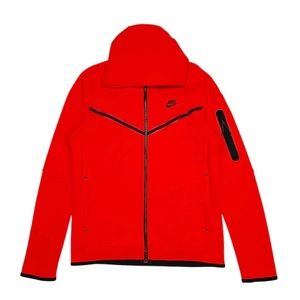 Red Nike Tech Fleece